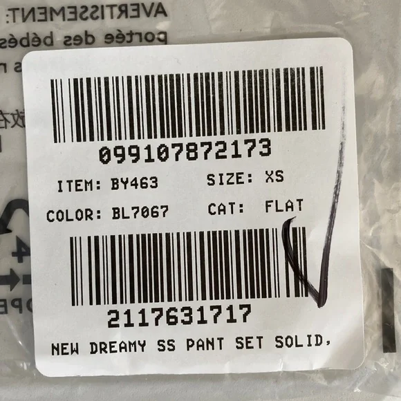 J. Crew Dreamy cotton-blend short-sleeve pajama pant set XS MONOGRAMMED - Picture 8 of 8